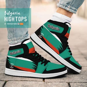 Bulgaria High Top Shoes: National Pride Sneakers