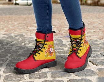 Spain National Flag Boots