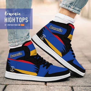 Armenia High Top Shoes: National Pride Sneakers