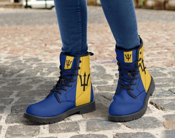 Barbados National Flag Boots