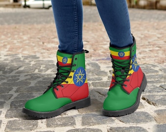 Ethiopia National Flag Boots