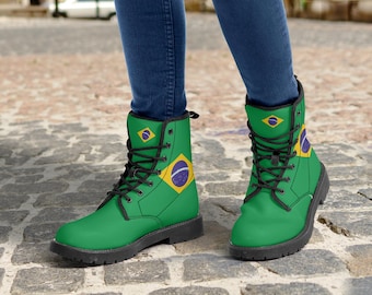 Brazil National Flag Boots