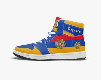 Armenia Flag Custom Shoes – Armenian National Sneakers, Custom Flag Footwear, Travel Souvenir & Gift for Armenia Pride