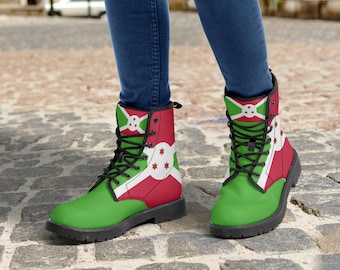 Burundi National Flag Boots