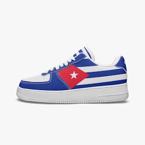 Cuba Flag Shoes, National Flag, Cuba, Cuban Flag, Cuba Gift, Cuba Flag Premium Low Tops