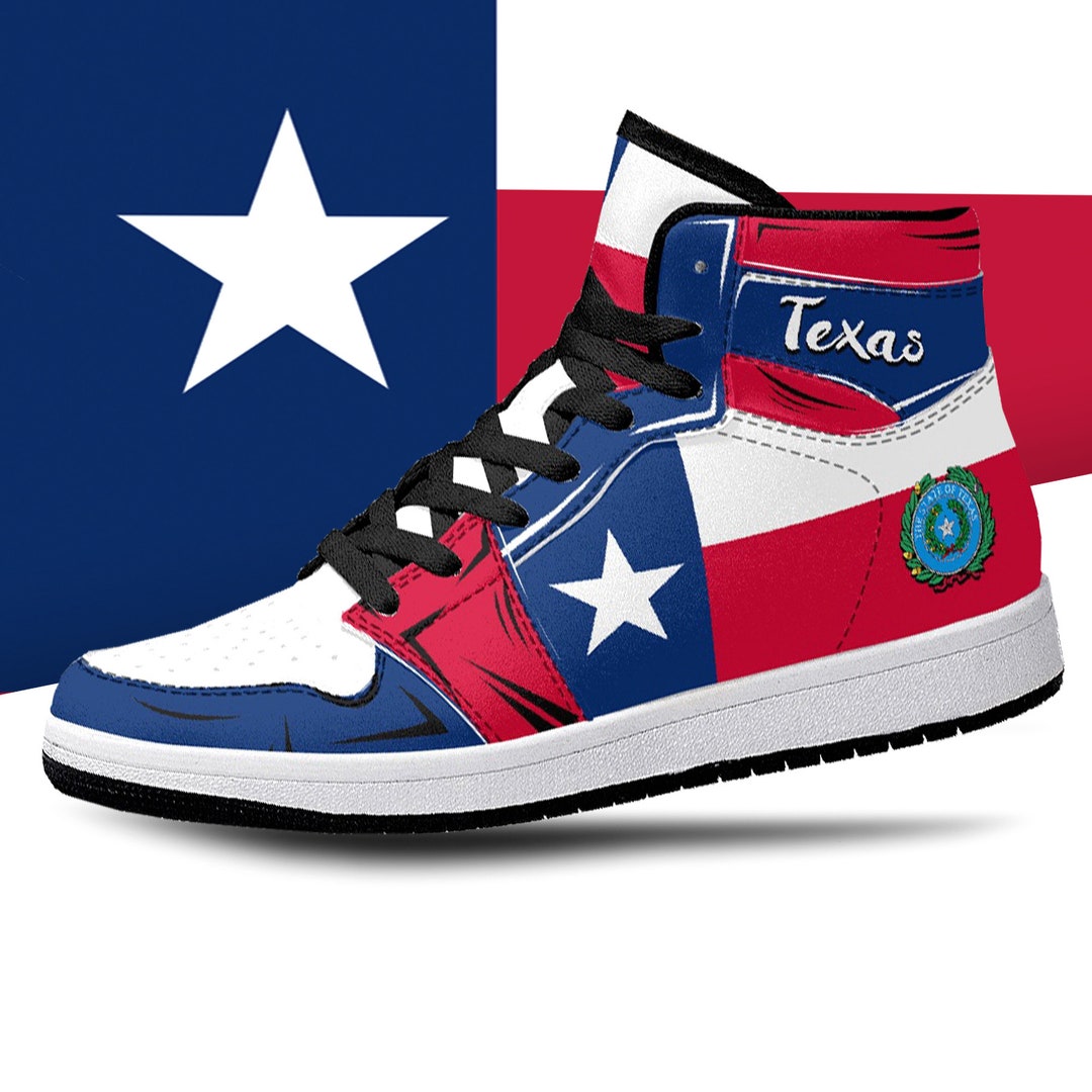 Texas State Flag High Tops, National Flag, Texas, Texan Shoes, Texan ...