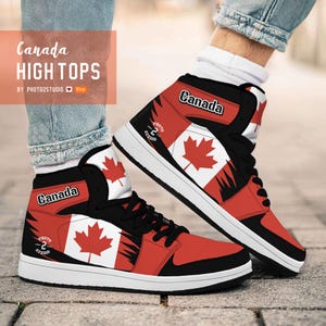 Canada High Top Shoes: National Pride Sneakers