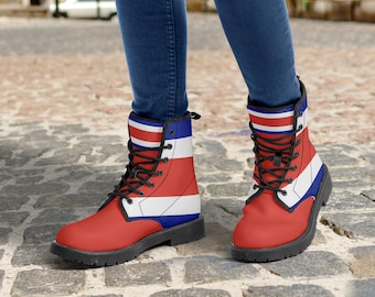 Costa Rica National Flag Boots