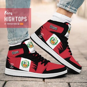 Peru High Top Shoes: National Pride Sneakers