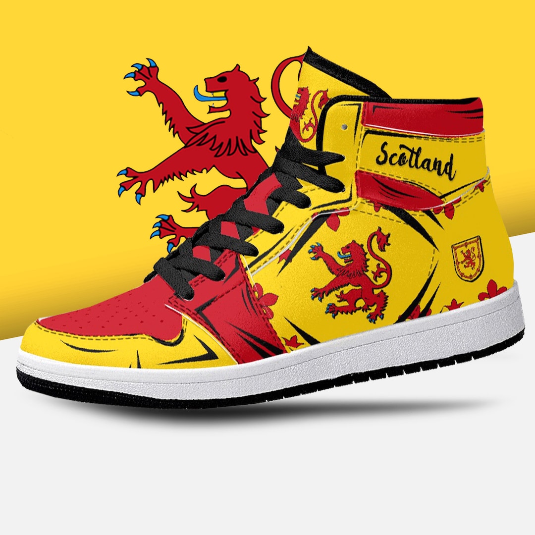 Scottish Rampart Scotland Rampart Lion Flag High Tops, National Flag, Scotland, Scotland ...