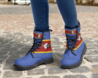Eswatini National Flag Boots