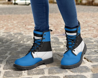 Estonia National Flag Boots