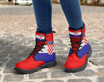 Croatia National Flag Boots