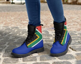 South Africa National Flag Boots