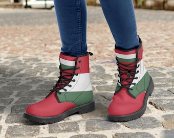 Hungary National Flag Boots