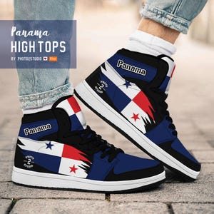 Panama High Top Shoes: National Pride Sneakers