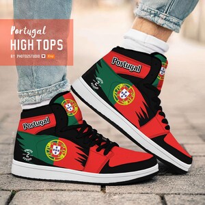 Portugal High Top Shoes: National Pride Sneakers