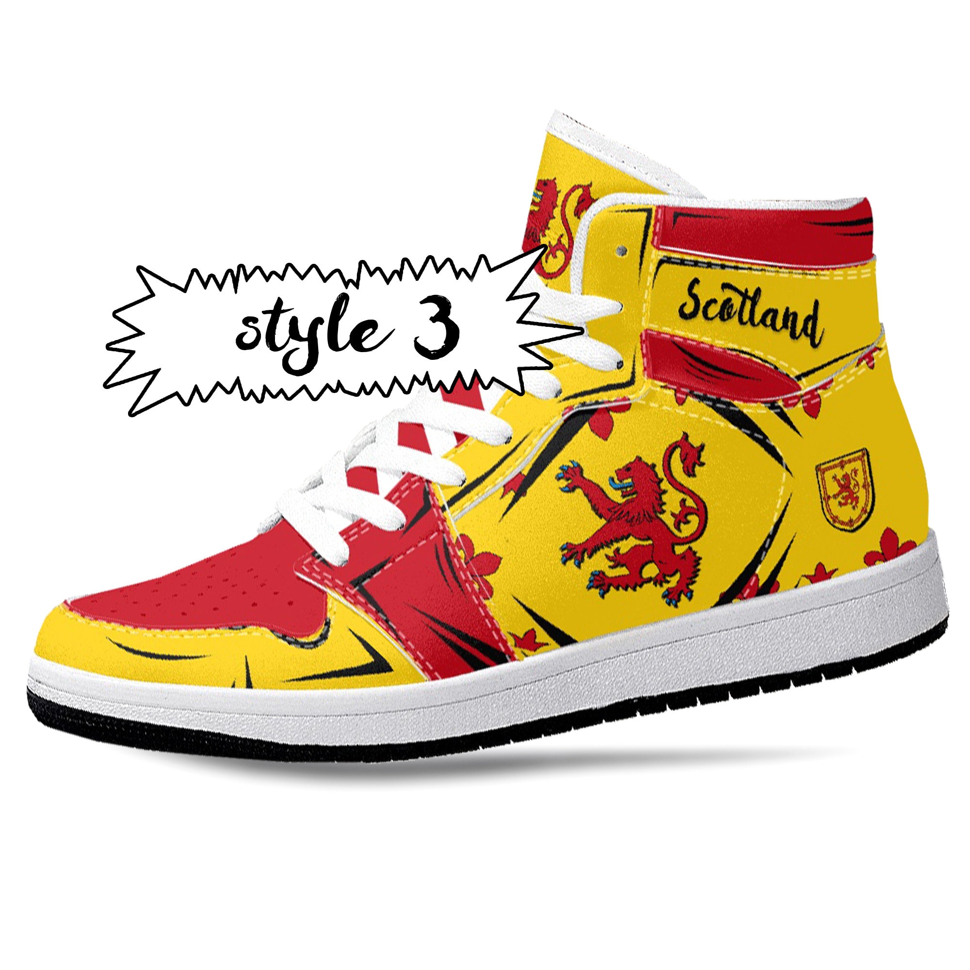 Scottish Rampart Scotland Rampart Lion Flag High Tops, National Flag, Scotland, Scotland ...