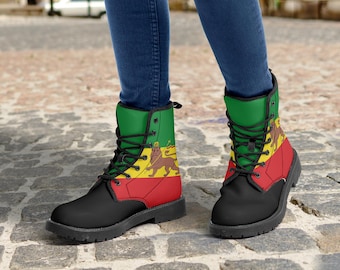 Rastafari National Flag Boots