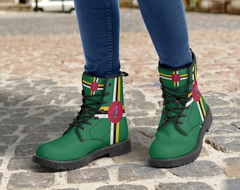 Dominica National Flag Boots