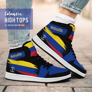 Colombia High Top Shoes: National Pride Sneakers