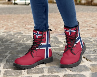 Norway National Flag Boots