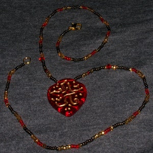 Red & Gold Necklace