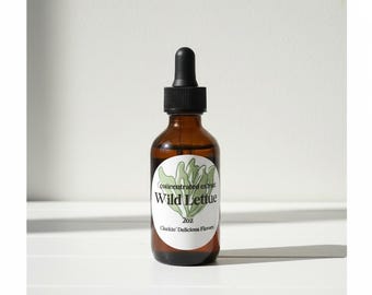 Wild Lettuce Tincture – Highly Concentrated Herbal Extract | Lactuca Virosa | Handcrafted
