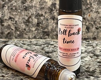 Under-Eye & Lash Oil | Castor, Jojoba, Frankincense Roller (10ml Glass Roller)
