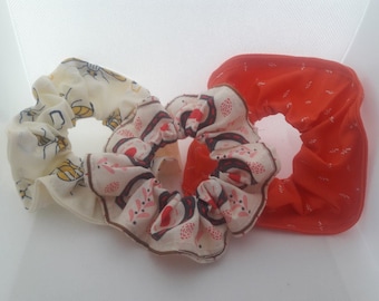 Handmade Stoff Scrunchie