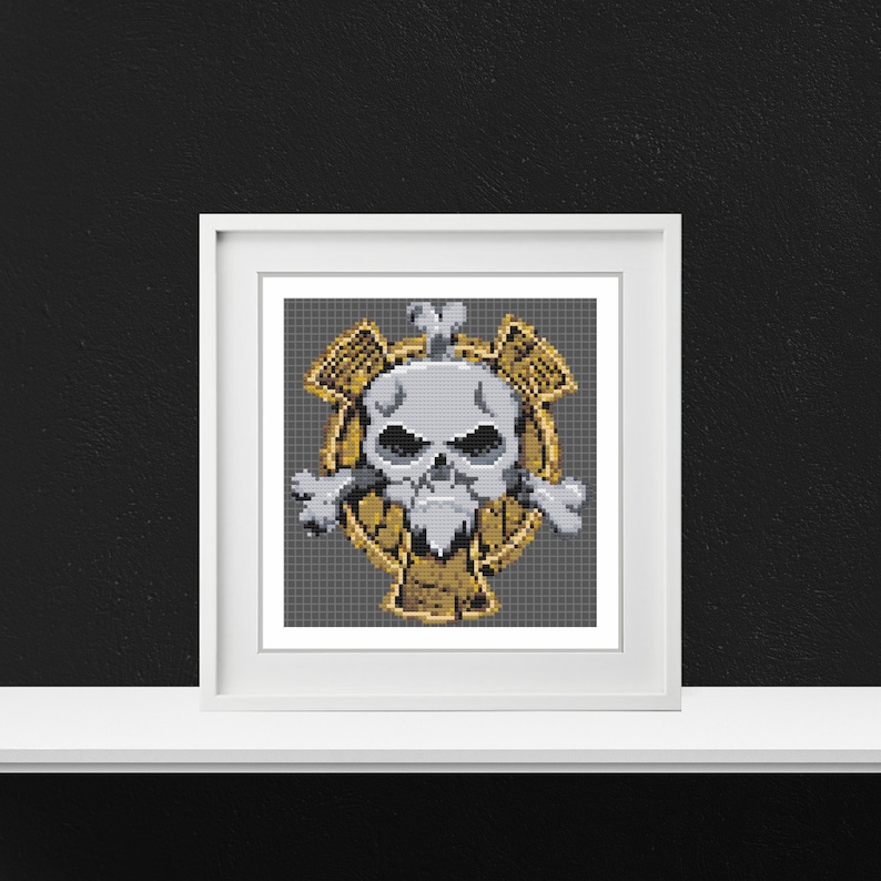 Warhammer Inspired Cross Stitch Pattern PDF for Immediate Etsy