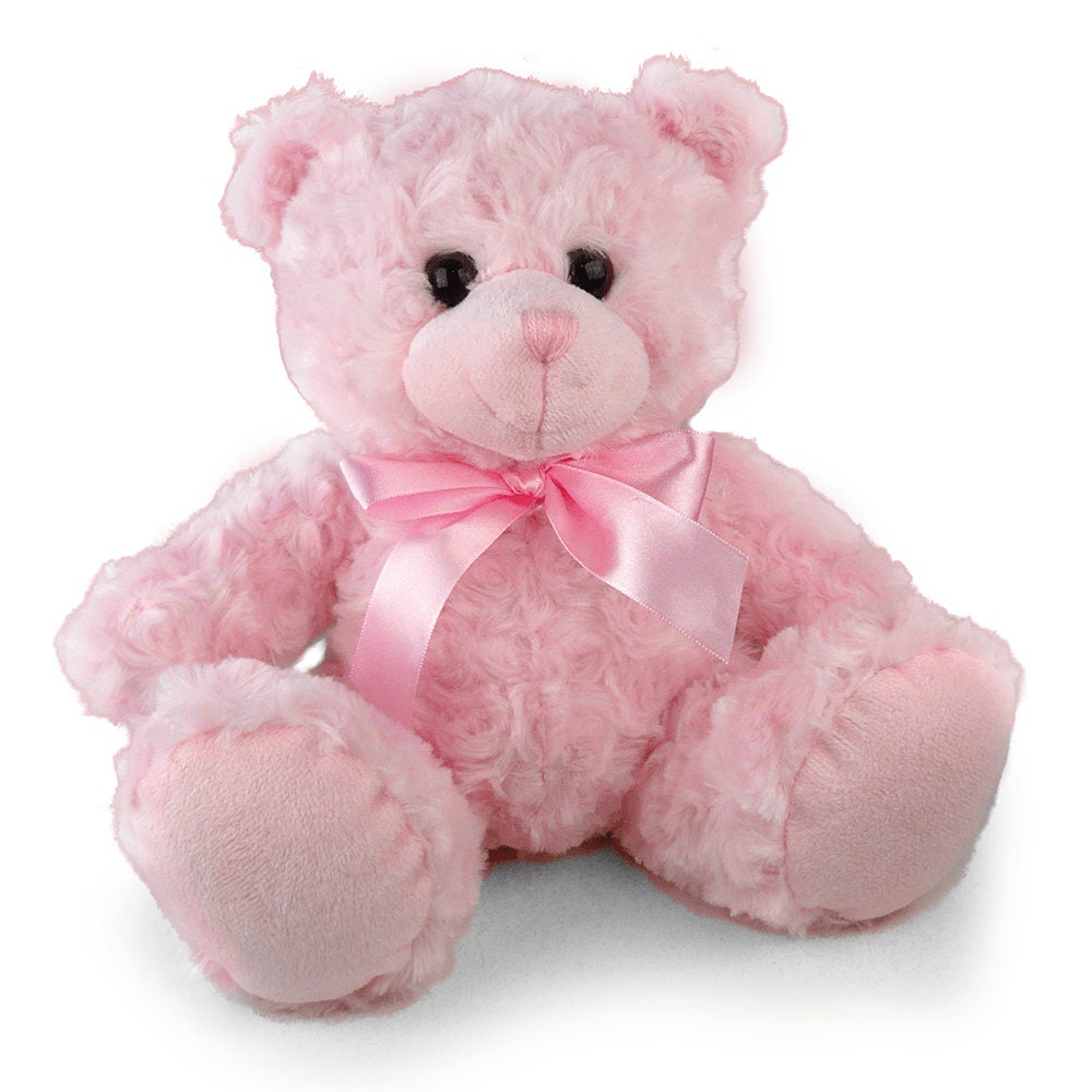 Girl Teddy Bear With Enamel Pink Beads Charms Authentic 925