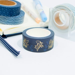 Gold Foil Goldfish Washi Tape