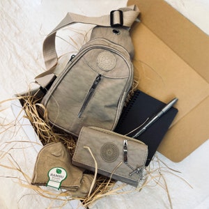 Caja de regalo acogedora para adolescentes - Bolsa beige - Billetera y pulsera personalizada - Regalo de cumpleaños - Regalo especial para sobrina