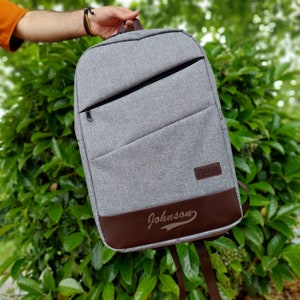 SAC À DOS POUR ORDINATEUR PORTABLE - Sac à dos personnalisé - Sac à dos d'affaires - Sac à dos pour ordinateur portable 16 pouces - Sac à dos d'école - Cadeau pour lui
