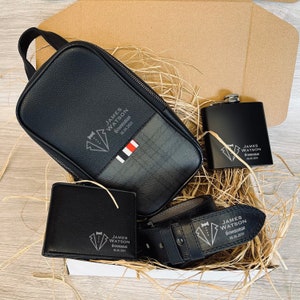 Gepersonaliseerde cadeauset voor heren, luxe geschenkdoos man, mand verjaardagscadeau vriend, vaderdagcadeau voor vader, aangepaste cadeaumand man