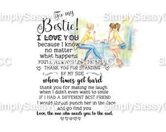 Love You My Bestie Etsy Love You My Bestie Etsy