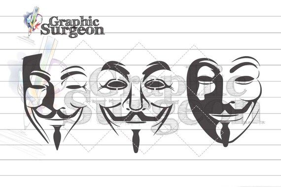 Vendetta Custom Design Svg Mask Anonymous Mask Party Mask Etsy - anonymous mask roblox hat