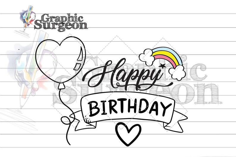 Download Personalised Birthday Party Banner Printable Greeting Cards Vector Svg Png Files Happy Birthday Custom Svg Cut File Diy Birthday Cards Visual Arts Calligraphy Gkjwonosari Com
