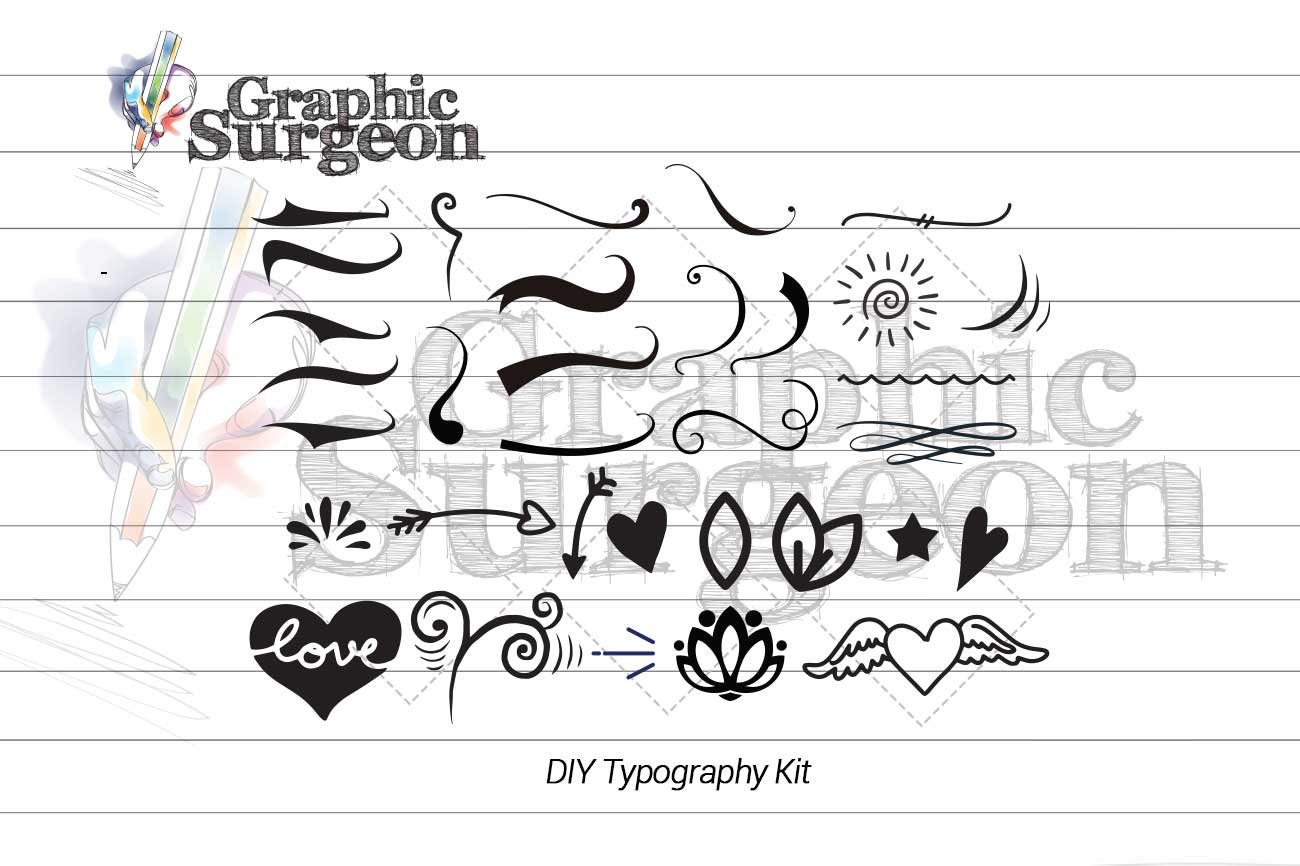 Swirls And Dividers Svg Custom Svg Cut File Arrows Heart Etsy