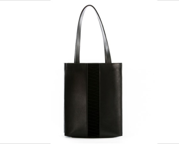 Velvet Bag | Woven Leather Bag | Structured Leathe