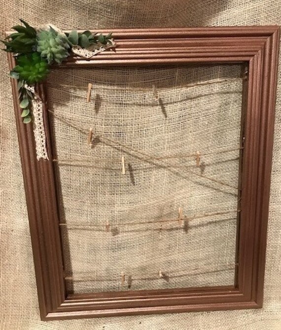 Picture Holder With Mini Clothespins Frame Image 0