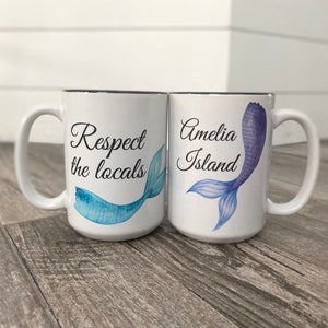 Amelia Island Mermaid Coffee Mug