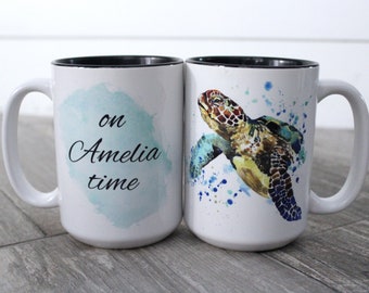 On Amelia Time Coffee Mug