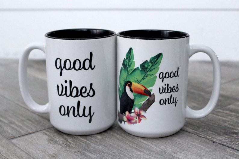 Good Vibes Only Coffee Mug image 1