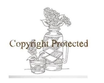 Pretty Lilacs Unmounted Rubber Stamp