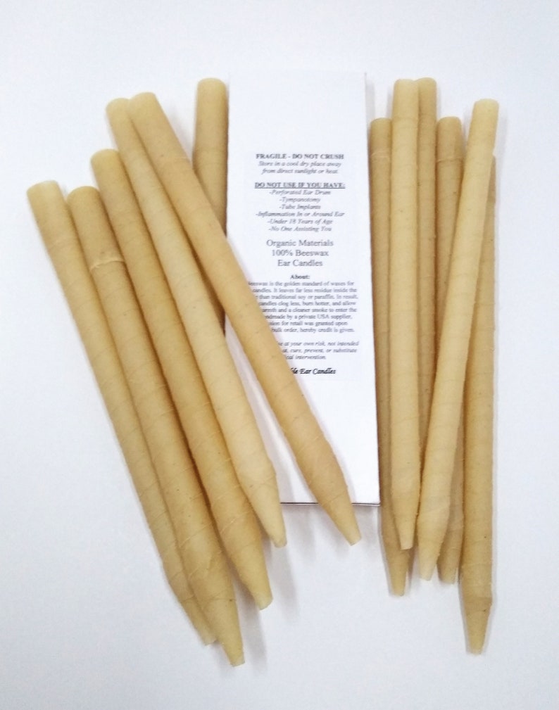 Variety Packs of Beeswax Ear Candles Choose Pack add discs Etsy