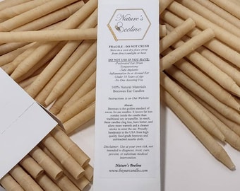 Medium Beeswax Ear Candles - Choose Pack (add discs)