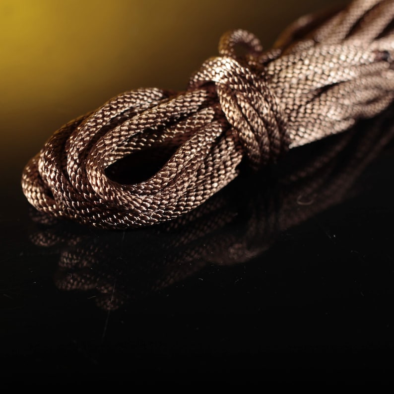 Knothead Nylon /'Antique Gold/' rope for Bondage Shibari and Kinbaku.