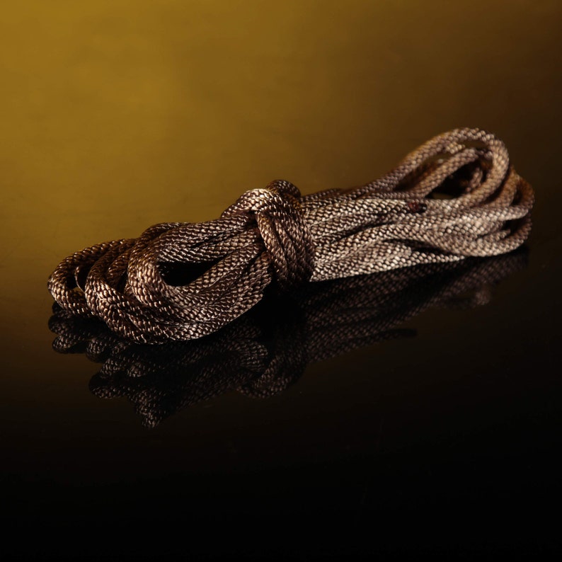 Knothead Nylon /'Antique Gold/' rope for Bondage Shibari and Kinbaku.